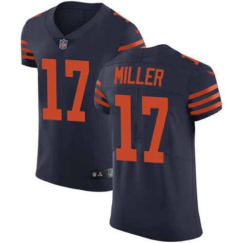 Nike Bears #17 Anthony Miller Navy Blue Alternate Men's Stitched NFL Vapor Untouchable Elite Jersey - Click Image to Close